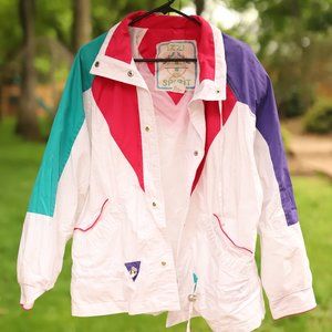 Retro Windbreaker Jacket
